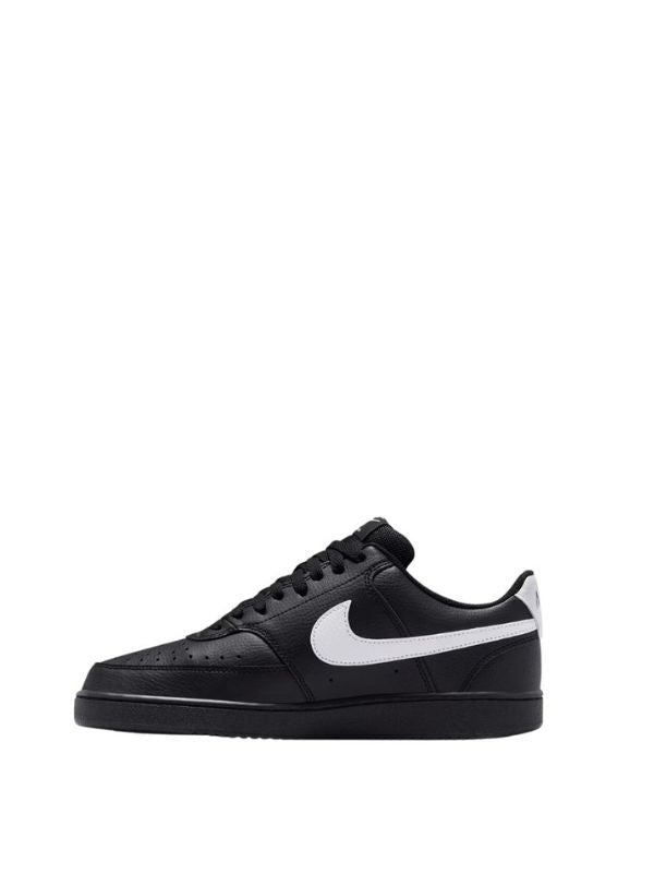Men Nike Black Court Vision Low Trainers