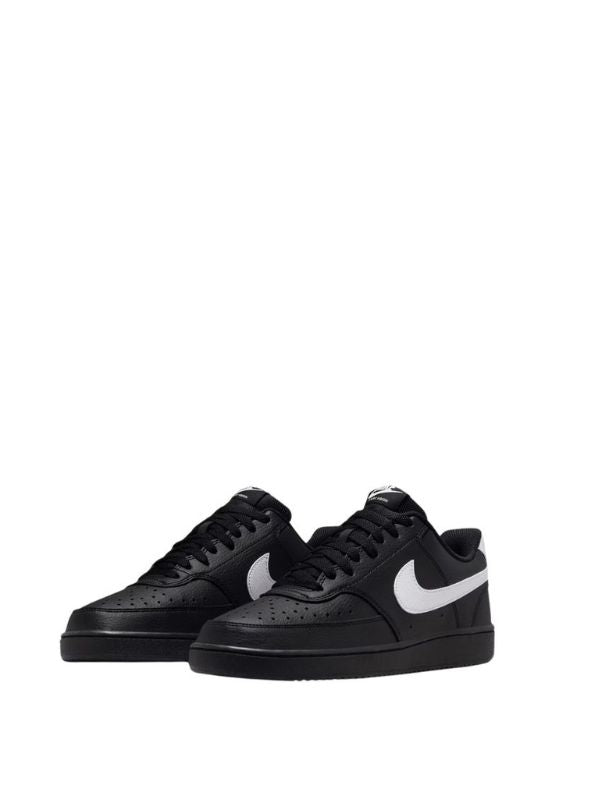 Men Nike Black Court Vision Low Trainers