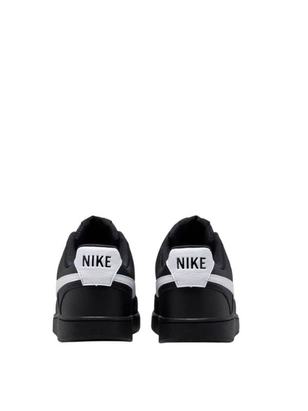Men Nike Black Court Vision Low Trainers
