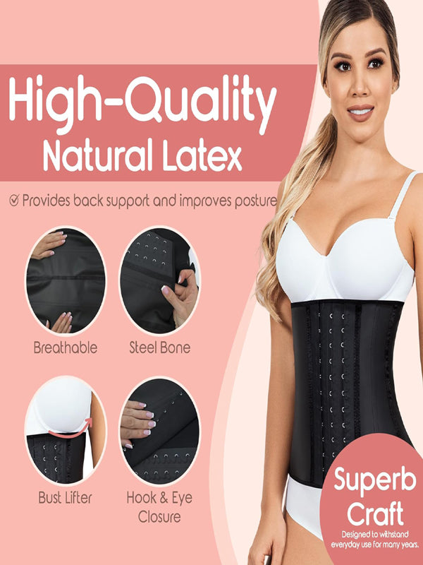 Lady Slim, Fajas Colombianas, Reductoras, Moldeadoras, Mujer, Underbust, Latex, Waist Trainer, Hourglass, Body Shaper,