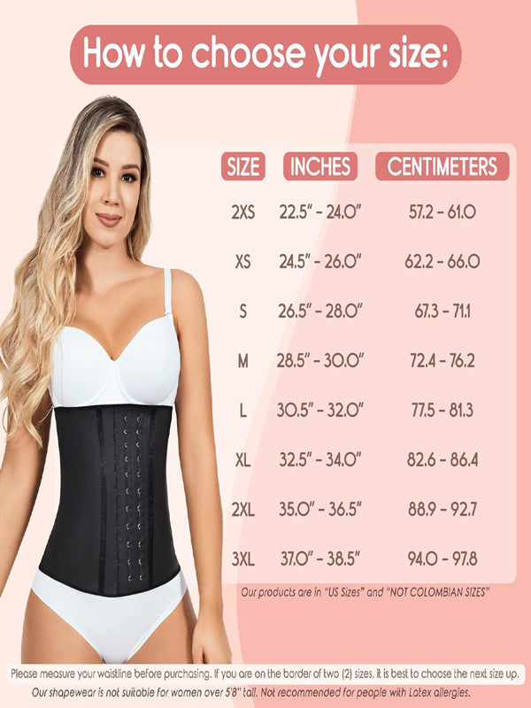 Lady Slim, Fajas Colombianas, Reductoras, Moldeadoras, Mujer, Underbust, Latex, Waist Trainer, Hourglass, Body Shaper,