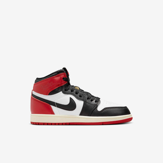 Jordan Little Kid's 1 Retro High OG 'Black Toe Reimagined